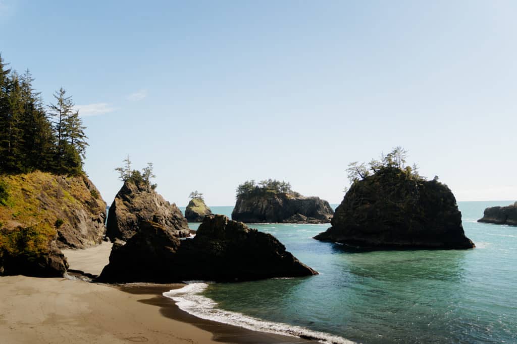 One of the most secluded beaches in Oregon, called Secret Beach!
