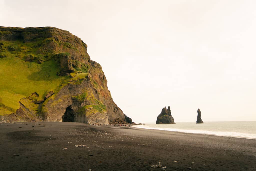 Some of the best things to do in Southern Iceland is to see the black sand beaches.