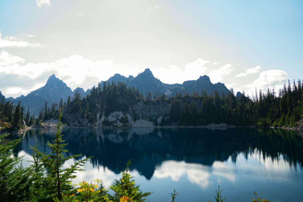 A view of Gem Lake in Washington.